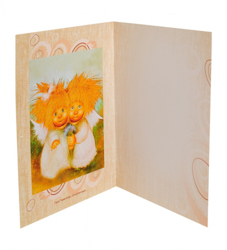 ANG-182 Открытка "Влюбленные" 15х17 на VALLES.TOP