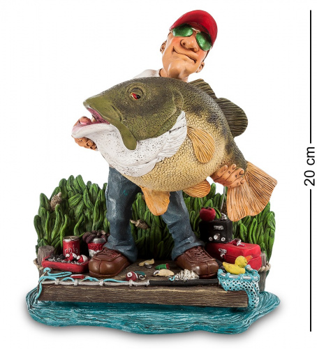 Статуэтка The Comical World of Stratford Рыбак Большая удача STD-03 на VALLES.TOP