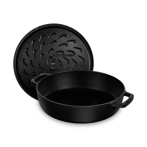 Сотейник STAUB с крышкой, диаметр 28 см на VALLES.TOP