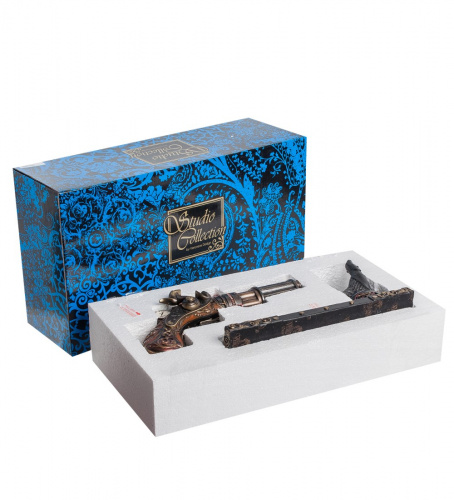 Статуэтка Veronese Револьвер в стиле стимпанк, на подставке на VALLES.TOP