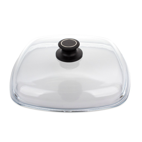 Крышка AMT Glass Lids стеклянная, квадратная, 28x28 см на VALLES.TOP