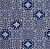 Ткань Galleria Arben Balenciaga HL-AZULEJOS 001 BLUE на VALLES.TOP
