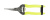 Ножницы Burgon & Ball Florabrite садовые, флуоресцентные, желтые на VALLES.TOP