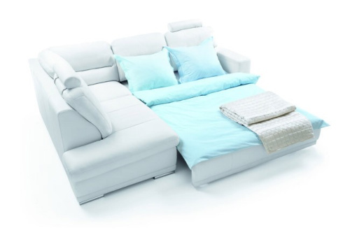 Диван Gala Collezione Bono угловой, кожаный на VALLES.TOP