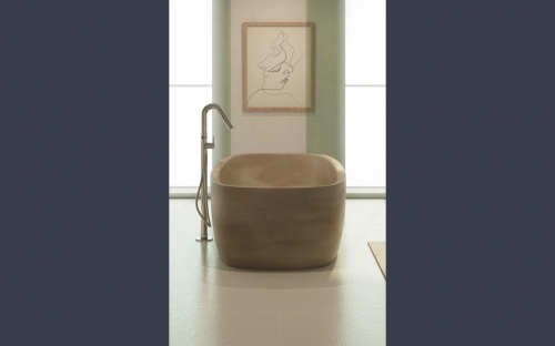 Ванна Viva Lusso Coletta Sandstone каменная, отдельностоящая, песочная на VALLES.TOP