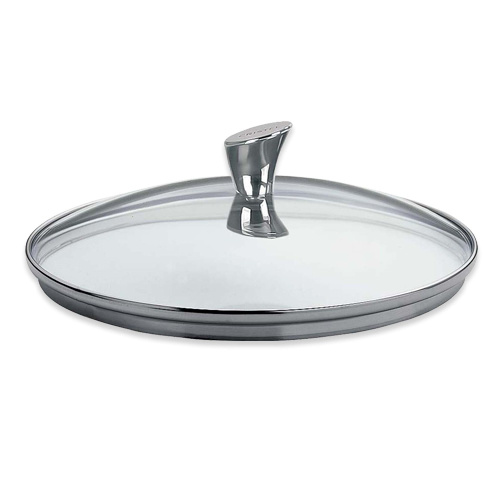 Крышка CRISTEL Casteline fixed handle выпуклая, с ручкой из нержавеющей стали, диаметр 28 см на VALLES.TOP