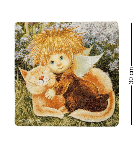 Наволочка Artangels Ангел тепла и уюта, гобеленовая, 30х30 см на VALLES.TOP