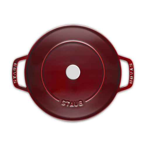 Сотейник STAUB с крышкой, диаметр 28 см на VALLES.TOP