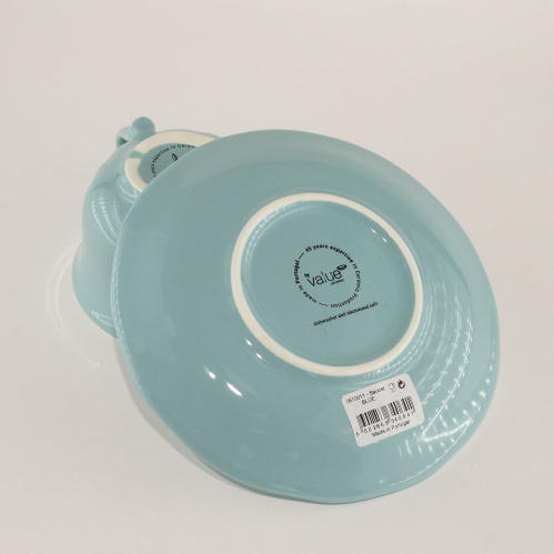 Чайная пара Value Ceramic голубой 170 мл, 160 мм на VALLES.TOP