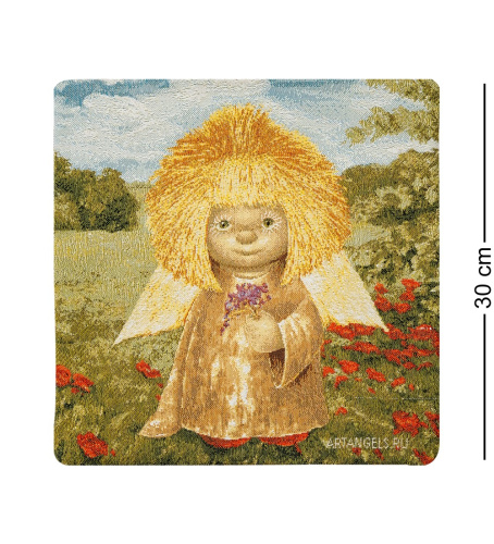 Наволочка Artangels Ангел процветания, гобеленовая, 30х30 см на VALLES.TOP