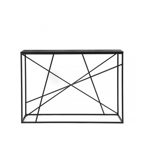 Консоль Intelligent Design Wilson line black черный дуб на VALLES.TOP