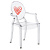 Стул Kartell Lou Lou Ghost детский, кристалл, с рисунком на VALLES.TOP