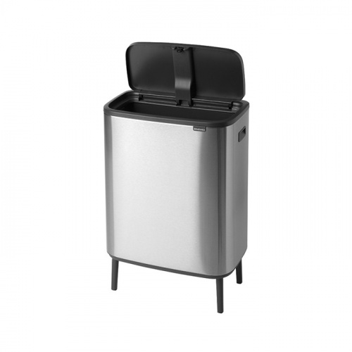 Бак Brabantia Touch Bin Bo Hi мусорный, стальной матовый, FPP, 60 л на VALLES.TOP