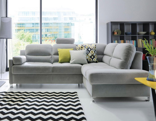 Диван-кровать Gala Collezione Fiorino угловой в ткани на VALLES.TOP