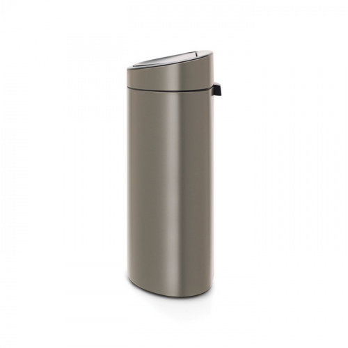 Бак Brabantia Touch Bin New мусорный, платиновый, 40 л на VALLES.TOP