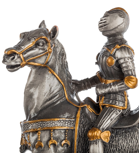 Статуэтка Veronese Средневековый воин на коне WS-822 на VALLES.TOP