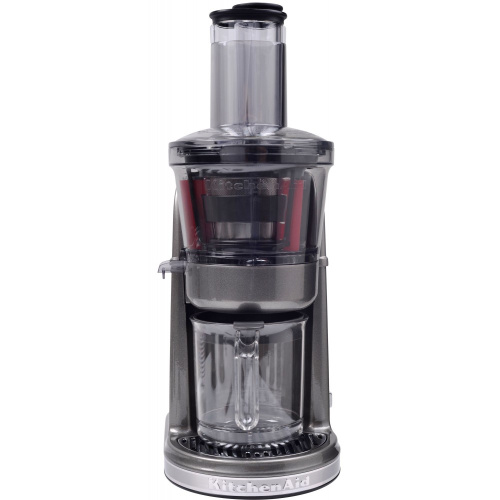 Соковыжималка KitchenAid Artisan 5KVJ0111EMS шнековая, серебряный медальон на VALLES.TOP