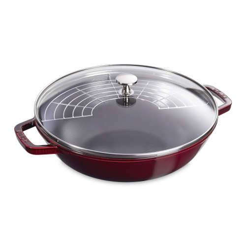 Вок STAUB с крышкой, диаметр 30 см на VALLES.TOP