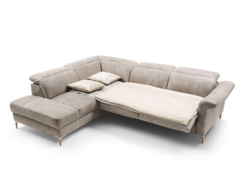 Диван Gala Collezione Fava угловой в коже на VALLES.TOP