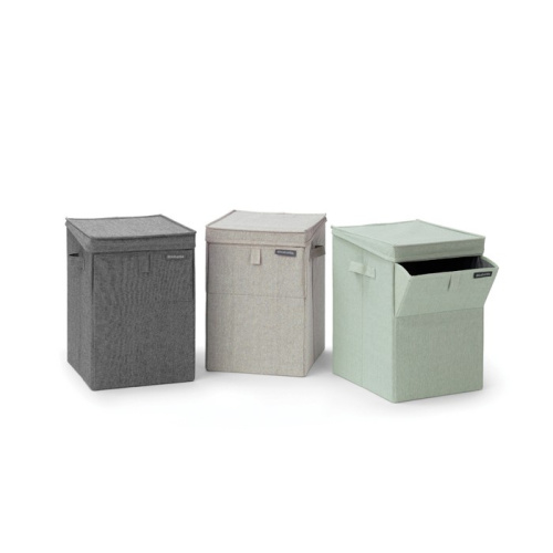 Ящик Brabantia для белья модульный, серо-черный, 35 л на VALLES.TOP