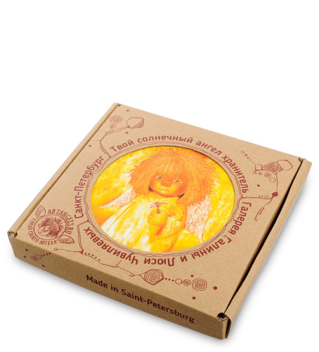 ANG- 09 Магнит "Ангел с гиацинтом" 10х10 на VALLES.TOP