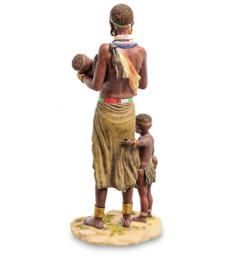 Статуэтка Veronese Африканка с детьми WS-728 на VALLES.TOP
