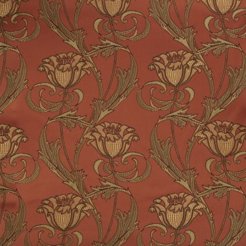Ткань Galleria Arben Art Nouveau ORLEANS RED на VALLES.TOP