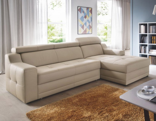 Диван-кровать Gala Collezione Lotos угловой в коже на VALLES.TOP