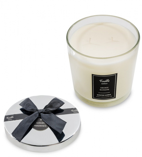 Свеча Fumare Цветение апельсина, в стекле с крышкой, 12 см на VALLES.TOP
