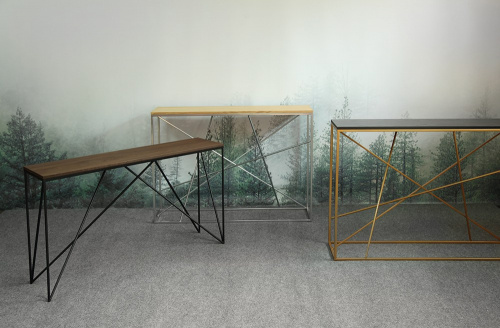 Консоль Intelligent Design Monaco black американский орех на VALLES.TOP