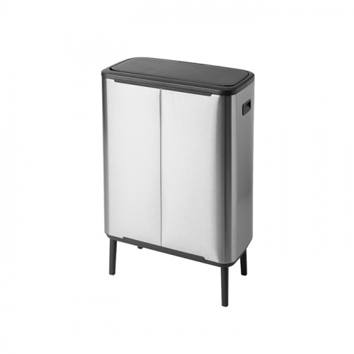 Бак Brabantia Touch Bin Bo Hi мусорный, стальной матовый, FPP, 60 л на VALLES.TOP