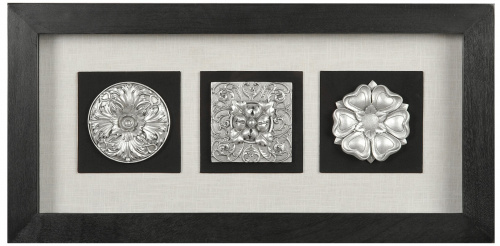 Панно Mart Gallery Вертикальный декор 2 с черной рамой на VALLES.TOP