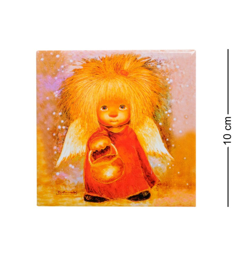 ANG- 07 Магнит "Ангел освещающий жизненный путь" 10х10 на VALLES.TOP