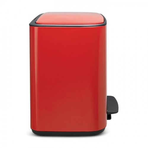 Бак Brabantia Pedal Bin Bo мусорный, пламенно-красный, 11+23 л на VALLES.TOP