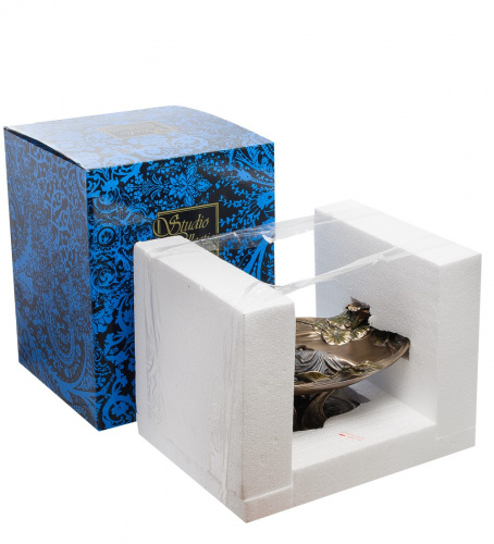 Ваза Veronese Леди и цветы настурции WS-586 на VALLES.TOP