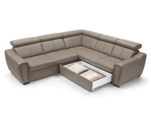 Диван Gala Collezione Pavia угловой в коже на VALLES.TOP