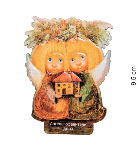 ANG-554 Магнит деревянный "Ангелы хранители дома" на VALLES.TOP