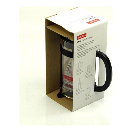 Френч-пресс Bodum Java черный, 1 л на VALLES.TOP