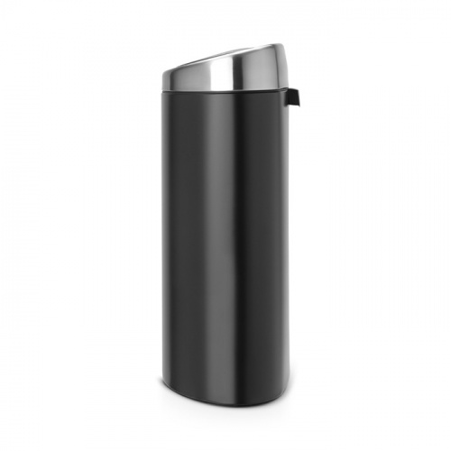 Бак Brabantia Touch Bin New мусорный, черный матовый, со стальной крышкой, FPP, 40 л на VALLES.TOP