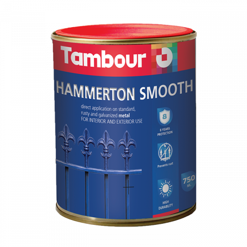 Грунт-эмаль Tambour Hammerton матовая, антикоррозионная на VALLES.TOP