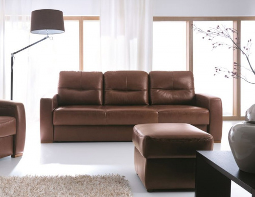 Диван Gala Collezione Yuka трехместный в коже на VALLES.TOP