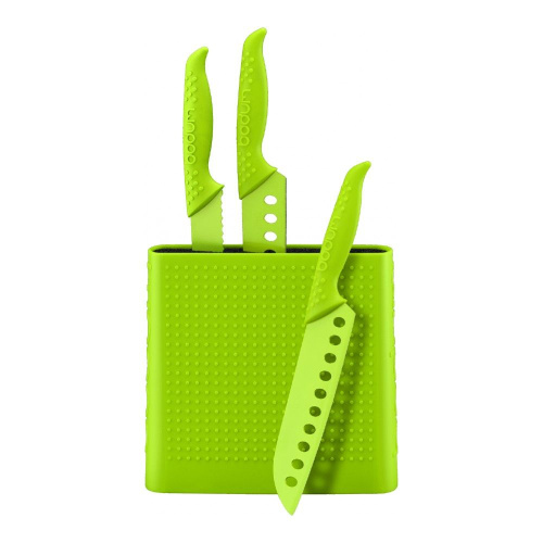 Подставка для ножей BODUM Bistro, цвет зеленый на VALLES.TOP