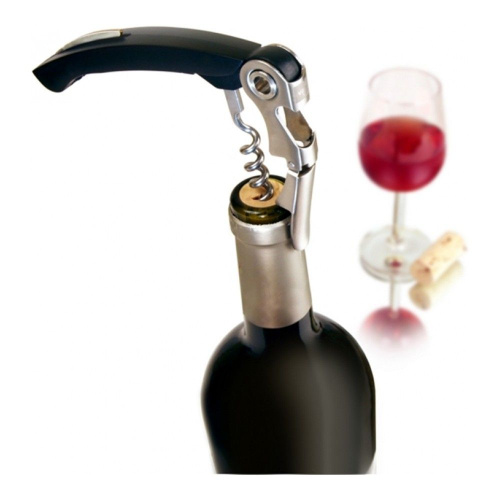 Штопор VACU VIN официанта двухшарнирный, черный на VALLES.TOP