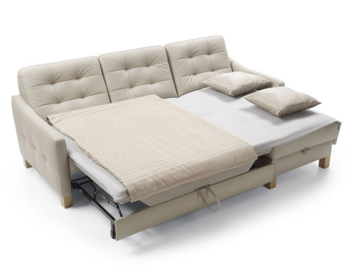 Диван-кровать Gala Collezione Malmo угловой в коже на VALLES.TOP