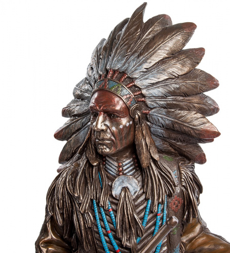 Статуэтка Veronese Индейский вождь WS-619 на VALLES.TOP