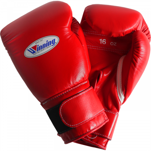 Перчатки Winning 16 Oz боксерские, красные на VALLES.TOP