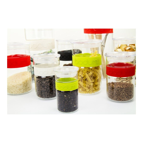 Банка BODUM Presso для хранения черная, 1 л на VALLES.TOP