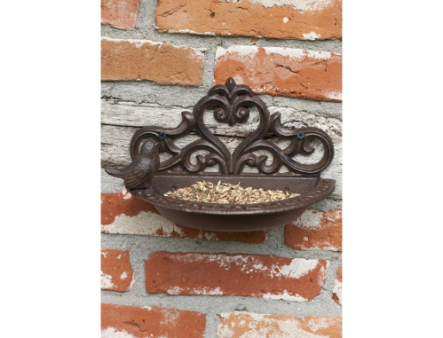 Кормушка Esschert Design Птичка настенная для птиц на VALLES.TOP