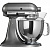 Миксер KitchenAid Artisan с откидным блоком, настольный, серебряный медальон на VALLES.TOP