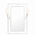 Зеркало Eichholtz Astaire серебряное, с абажурами на VALLES.TOP